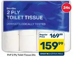 Pick n Pay Hypermarket PnP 2 Ply Toilet Tissue 24s offer