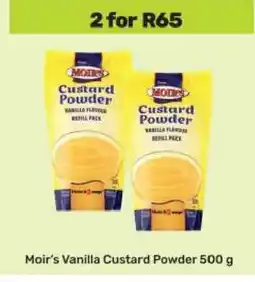 Game Moir's Vanilla Custard Powder 500 g offer