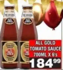 Advance Cash n Carry ALL GOLD TOMATO SAUCE offer