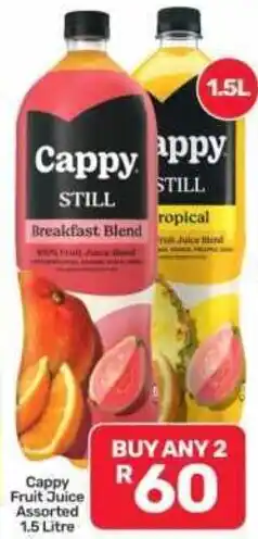 Pick n Pay Hypermarket Cappy Fruit Juice Assorted offer