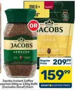 Pick n Pay Hypermarket Jacobs Instant Coffee Assorted offer