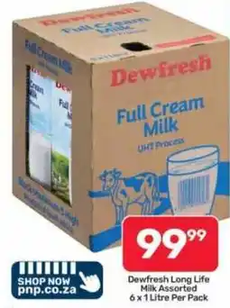 Pick n Pay Hypermarket Dewfresh Long Life Milk Assorted offer