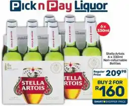 Pick n Pay Hypermarket Stella Artois offer