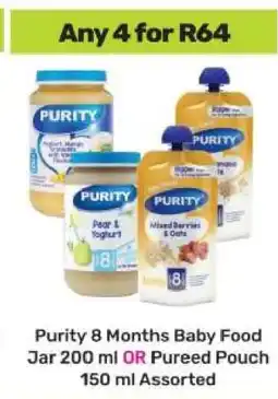 Game Purity 8 Months Baby Food offer