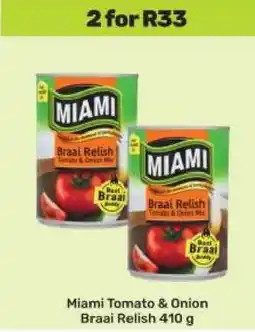 Game Miami Tomato & Onion Braai Relish 410 g offer