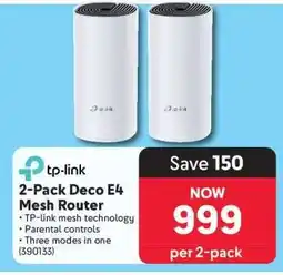 Makro 2-Pack Deco E4 Mesh Router offer