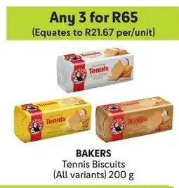 Makro Bakers Tennis Biscuits offer