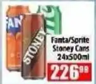 Devland Cash And Carry Fanta/Sprite Stoney Cans offer