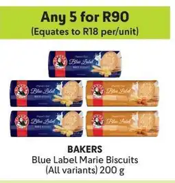 Makro Bakers Blue Label Marie Biscuits offer