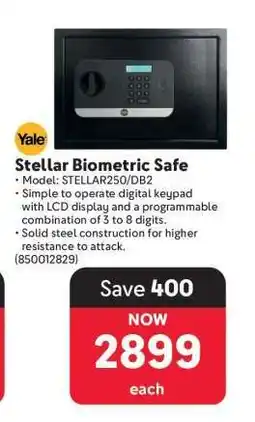 Makro Stellar Biometric Safe offer