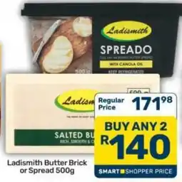 Pick n Pay Hypermarket Ladismith Butter Brick or Spread offer
