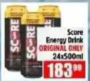 Devland Cash And Carry Score Energy Drink ORIGINAL ONLY offer