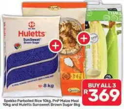 Pick n Pay Hypermarket Spekko Parboiled Rice PnP Maize Meal Hulett's SunSweet Brown Sugar offer