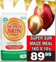 Advance Cash n Carry SUPER SUN MAIZE MEAL 1KG X 10's offer