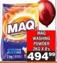Advance Cash n Carry MAQ WASHING POWDER 2KG X 8's offer