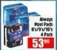 Devland Cash And Carry Always Maxi Pads offer