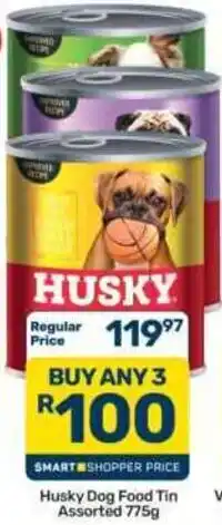 Pick n Pay Hypermarket Husky Dog Food Tin Assorted offer