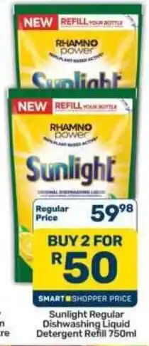 Pick n Pay Hypermarket Sunlight Regular Dishwashing Liquid Detergent Refill offer
