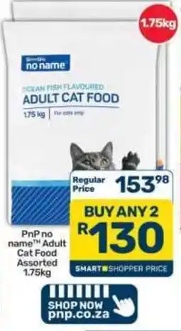 Pick n Pay Hypermarket no name Adult Cat Food Assorted offer