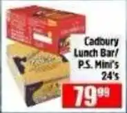 Devland Cash And Carry Cadbury Lunch Bar/ P.S. Mini's offer