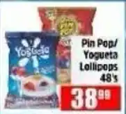 Devland Cash And Carry Pin Pop/ Yogoleta Lollipops offer