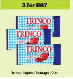 Game Trinco Tagless Teabags 100s offer