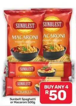Pick n Pay Hypermarket Sunblest Spaghetti or Macaroni offer