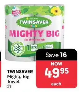 Makro TWINSAVER Mighty Big Towel 2's offer