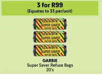 Makro GARBIE Super Saver Refuse Bags 20's offer