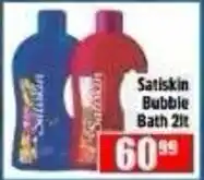 Devland Cash And Carry Satiskin Bubble Bath 2lt offer