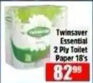 Devland Cash And Carry Twinsaver Essential 2 Ply Toilet Paper offer
