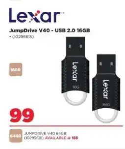 HiFi Corp Lexar JumpDrive V40 - USB 2.0 16GB offer