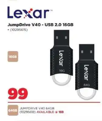 HiFi Corp Lexar JumpDrive V40 - USB 2.0 16GB offer