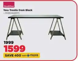 HiFi Corp Tess Trestle Desk Black offer