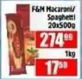 Devland Cash And Carry F&M Macaroni/Spaghetti offer