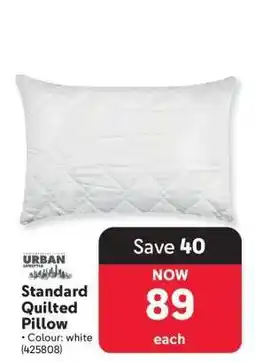 Makro Standard Quilted Pillow offer