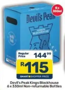 Pick n Pay Liquor Devil's Peak Kings Blockhouse offer