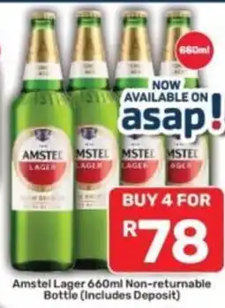 Pick n Pay Liquor Amstel Lager 660ml offer
