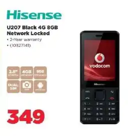 HiFi Corp Hisense U207 Black 4G 8GB Network Locked offer