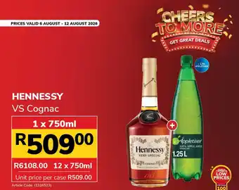 Jumbo Hennessy VS Cognac offer