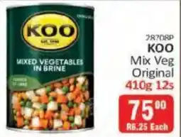 KitKat Cash and Carry KOO Mixed Vegetables in Brine offer