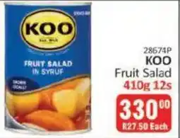 KitKat Cash and Carry Koo Fruit Salad in Syrup offer