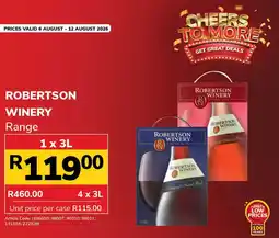 Jumbo Robertson Winery Range offer