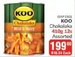 KitKat Cash and Carry KOO Chakalaka Mild & Spicy Assorted offer