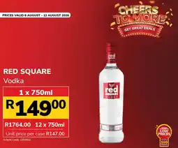 Jumbo Red Square Vodka offer