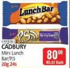 KitKat Cash and Carry CADBURY Mini Lunch Bar/PS offer
