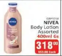 KitKat Cash and Carry NIVEA Body Lotion Assorted offer