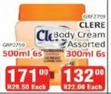 KitKat Cash and Carry Clere Body Cream Assorted offer