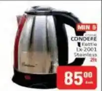 KitKat Cash and Carry Condore Kettle Lx-2001 Stainless offer