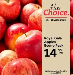 Oxford Freshmarket Royal Gala Apples Econo Pack offer